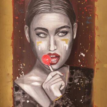 Malarstwo zatytułowany „CRAZY FOR YOU” autorstwa Karine Colombani (KARINECO'ART), Oryginalna praca, Akryl