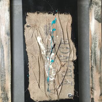 Painting titled "Pacific Post" by Karine De Demo (KDD), Original Artwork, Acrylic Mounted on Wood Panel
