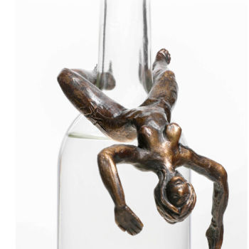 Skulptur mit dem Titel "Viognier" von Juka, Original-Kunstwerk, Bronze
