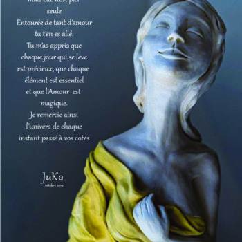 Artes digitais intitulada "Texte "Amour"" por Juka, Obras de arte originais, Foto Montagem