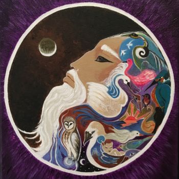 Painting titled "La sagesse" by K., Original Artwork