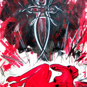 Malerei mit dem Titel "La Brisée" von Karine Cathala (KA), Original-Kunstwerk, Acryl