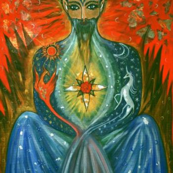 Painting titled "The High Priest" by Karisma, Original Artwork, Other