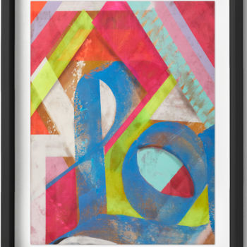 Printmaking titled "New Love" by Karlos Marquez, Original Artwork, Digital Print