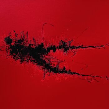 Dessin intitulée "RED 28" par Karls, Œuvre d'art originale, Acrylique