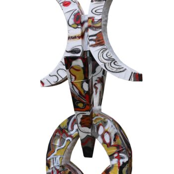 Sculpture intitulée "Vox" par Anka Girls, Œuvre d'art originale, Bombe aérosol