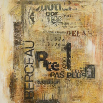 Painting titled "PAS PLUS" by Karole Aubourg, Original Artwork, Acrylic