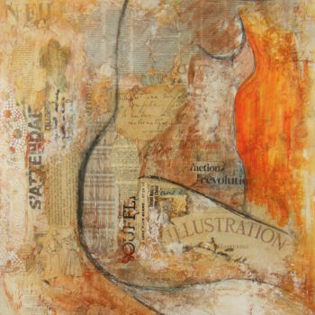 Pittura intitolato "ILLUSTRATION" da Karole Aubourg, Opera d'arte originale, Acrilico