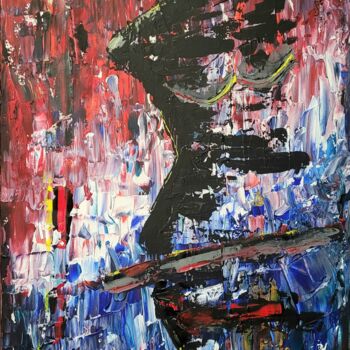 Картина под названием "Verve" - Karolina Kowalczyk, Подлинное произведение искусства, Акрил Установлен на Деревянная рама дл…