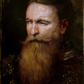 绘画 标题为“Old admiral” 由Андрей Карташов, 原创艺术品, 油