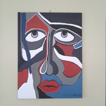 Painting titled "faz" by Dora Karzi, Original Artwork, Acrylic