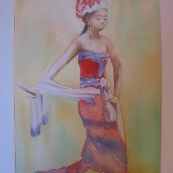 Design titled ""Danseuse balinaise"" by Mireille Rossier, Original Artwork
