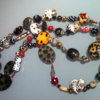 Design intitolato ""LEOPARD"" da Mireille Rossier, Opera d'arte originale