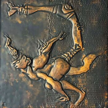 Escultura intitulada "TOXIC" por Kasim Kanasavi, Obras de arte originais, Metais