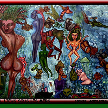 Malerei mit dem Titel "tableau-20mille-lie…" von Margarida Viegas (kassistys), Original-Kunstwerk, Acryl