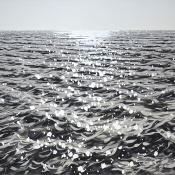 Peinture intitulée "Ocean. Light 9." par Kasta, Œuvre d'art originale, Acrylique Monté sur Châssis en bois