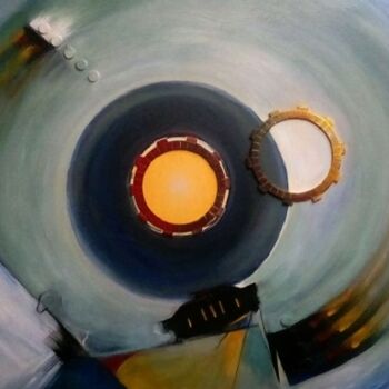 Pittura intitolato "Sonic Storm" da Kat Gordon, Opera d'arte originale, Acrilico