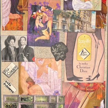 Collages titled "Good, Old-Fashioned" by Kat Shevchenko, Original Artwork, Collages