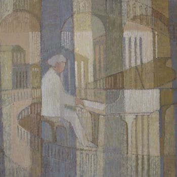 Картина под названием "Sounds of music" - Катя Щепина, Подлинное произведение искусства, Акрил