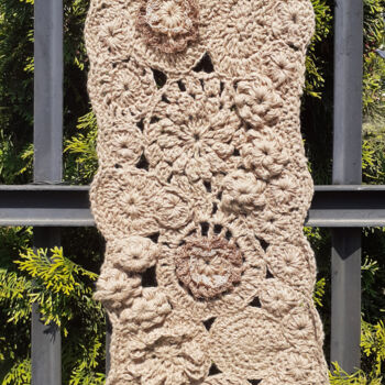 纺织艺术 标题为“Freeform crochet IV…” 由Katarzyna Musielak (Kasia Leon), 原创艺术品, 拼凑物