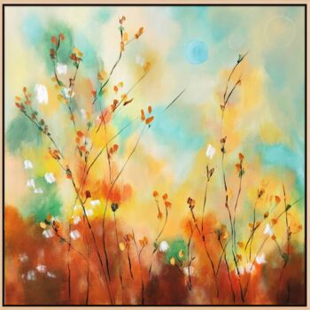 Painting titled "Wildflowers of the…" by Kate Hessling, Original Artwork, Acrylic Mounted on Wood Stretcher frame
