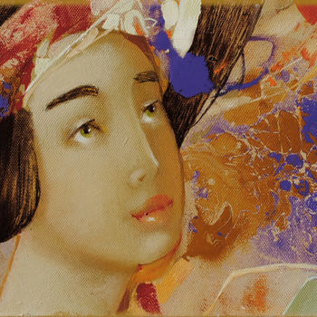 Pintura intitulada "Beautiful naivety" por Kate Kulish, Obras de arte originais, Óleo