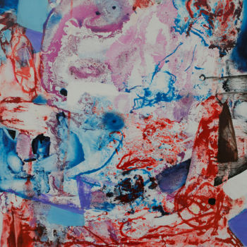 Pittura intitolato "Abstract dynamics" da Kate Kulish, Opera d'arte originale, Olio