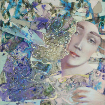 Pittura intitolato "Energy as a veil" da Kate Kulish, Opera d'arte originale, Olio