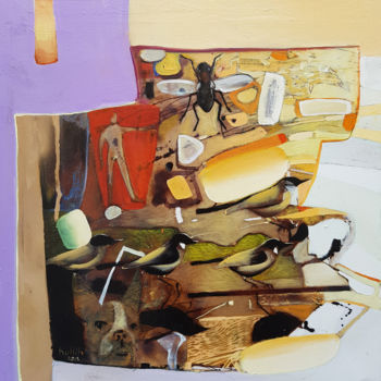 Картина под названием "We all came out of…" - Kate Kulish, Подлинное произведение искусства, Масло