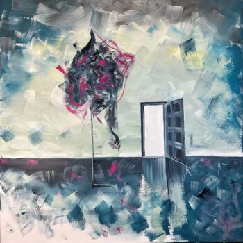 Painting titled "Expectancy" by Kate Stet, Original Artwork, Acrylic