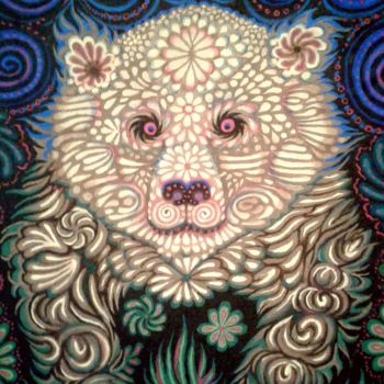 Ζωγραφική με τίτλο "Grizzly" από Katedaphney, Αυθεντικά έργα τέχνης
