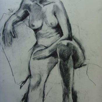 Drawing titled "Life Drawing 2" by Kate Kirby, Original Artwork