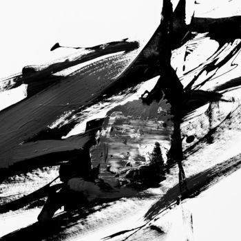 「abstract session 2」というタイトルの絵画 Katerina Galleによって, オリジナルのアートワーク, アクリル
