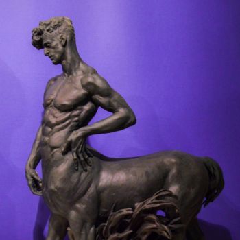 Sculpture titled "Centaur (whole)" by Katerina Pilnikova, Original Artwork, Plaster