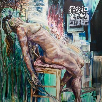 Malarstwo zatytułowany „Sleep of Reason pro…” autorstwa Katerina Teresidi, Oryginalna praca, Olej