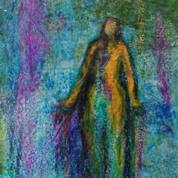 Pittura intitolato "ΑΝΑΤΑΣΗ" da Katerina Tranakou, Opera d'arte originale, Pastello Montato su Altro pannello rigido