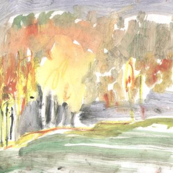 Zeichnungen mit dem Titel "autumn" von Katya Raevskaya, Original-Kunstwerk