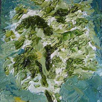 Painting titled "Волшебное дерево -…" by Ekaterina Mashkova, Original Artwork, Oil