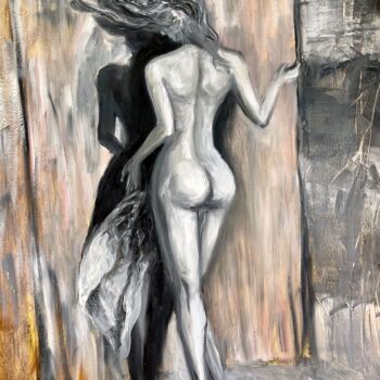 Painting titled "The wind of change" by Kateryna Krivchach, Original Artwork, Oil