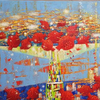 "Pomegranates" başlıklı Tablo Kateryna Lemesheva tarafından, Orijinal sanat, Akrilik