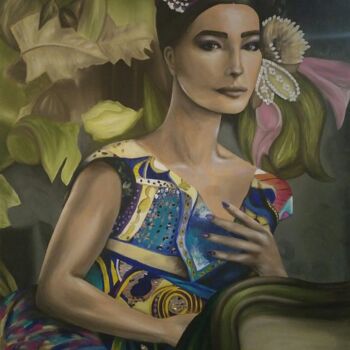 Peinture intitulée "Gabriel Garcia Marq…" par Katha B, Œuvre d'art originale, Huile