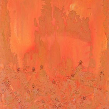 Peinture intitulée "sunset" par Kathalijne Hes, Œuvre d'art originale