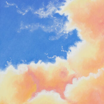 "Clouds #4" başlıklı Tablo Katherine Pieniazek tarafından, Orijinal sanat, Pastel