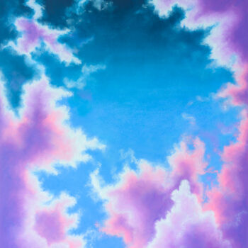 Painting titled "Sky at Night #1" by Katherine Pieniazek, Original Artwork, Pastel