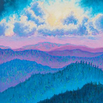 "Mountain Horizon" başlıklı Tablo Katherine Pieniazek tarafından, Orijinal sanat, Pastel