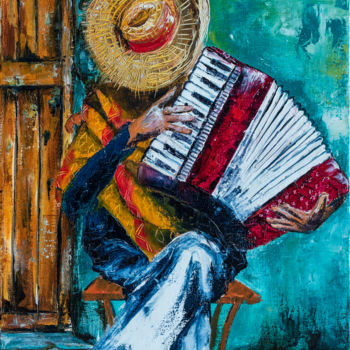 제목이 "La Calle del Sol"인 미술작품 Katherine Marie A.로, 원작, 기름