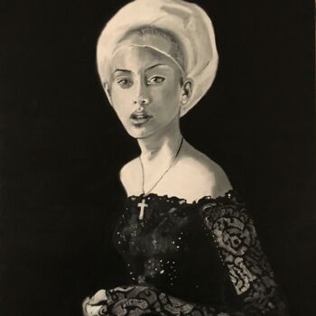 Painting titled "Mathilde" by Katia Slessareff, Original Artwork