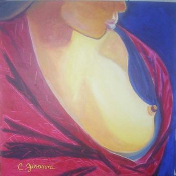 Painting titled "O'coeur" by K.Ti, Original Artwork, Other