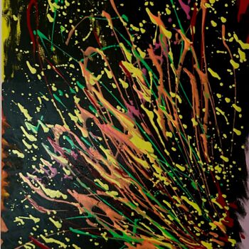 Картина под названием "Color paradise" - Katica Sudarić, Подлинное произведение искусства, Акрил Установлен на Деревянная ра…