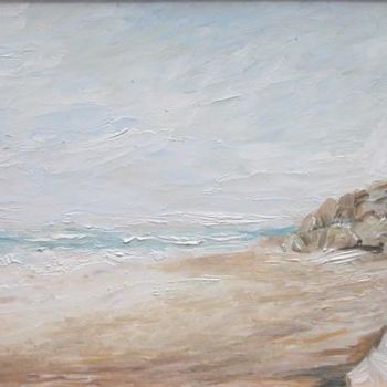 Pittura intitolato "atlantic coast  med…" da Katie O'Looney, Opera d'arte originale